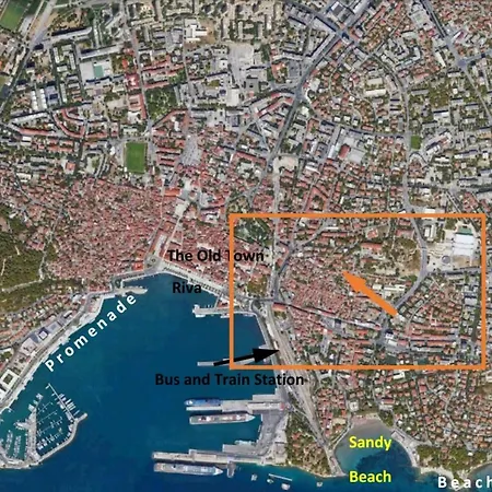 דירה Enjoy Split, New In The Center With A Private Garden